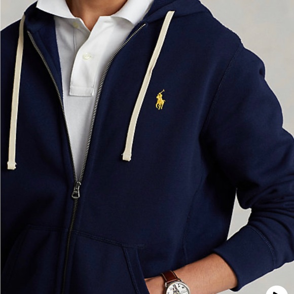 2 piece outfit Polo Ralph Lauren Fleece Full- Zip Hoodie and pants - Picture 2 of 9